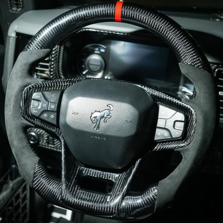 2021+ Ford Bronco Carbon Fiber Steering Wheel (Custom Order)