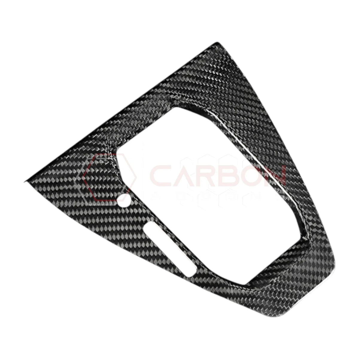 Real Carbon Fiber Gear Shifter Trim Cover for 2024+ Ford Mustang