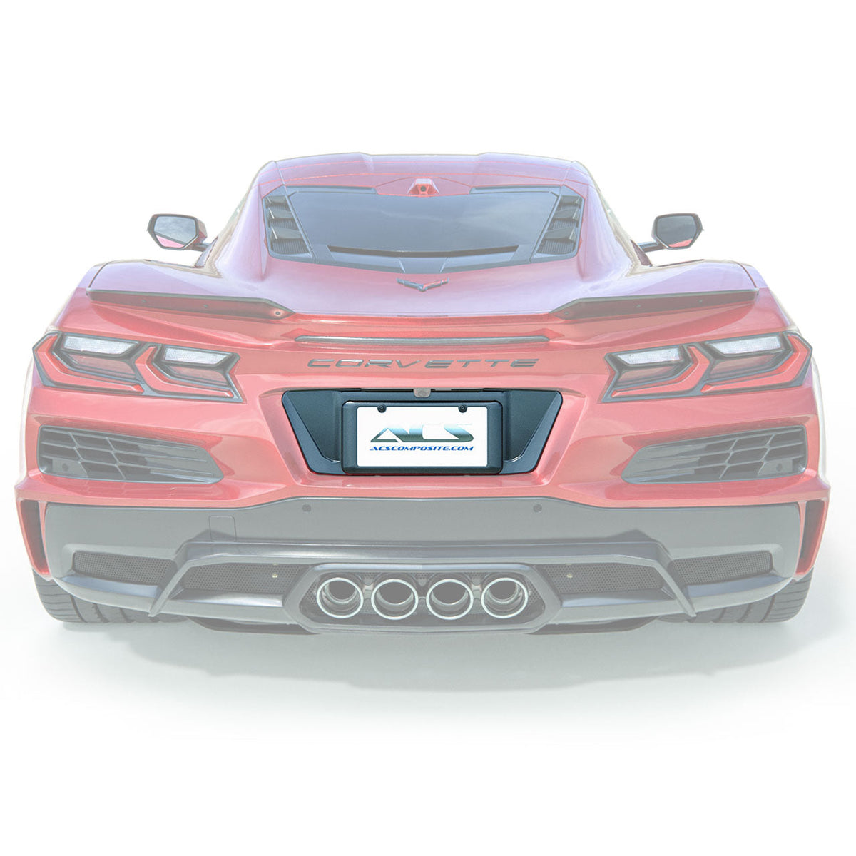 C8 Z06 GS E-Ray License Plate Filler