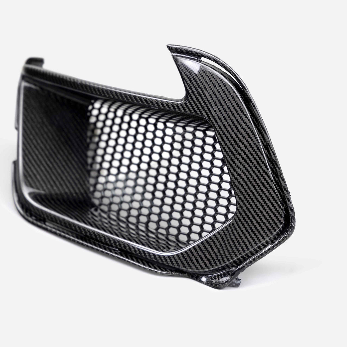 Carbon fiber air duct bezels for 2021-2023 Ford Mustang Mach 1
