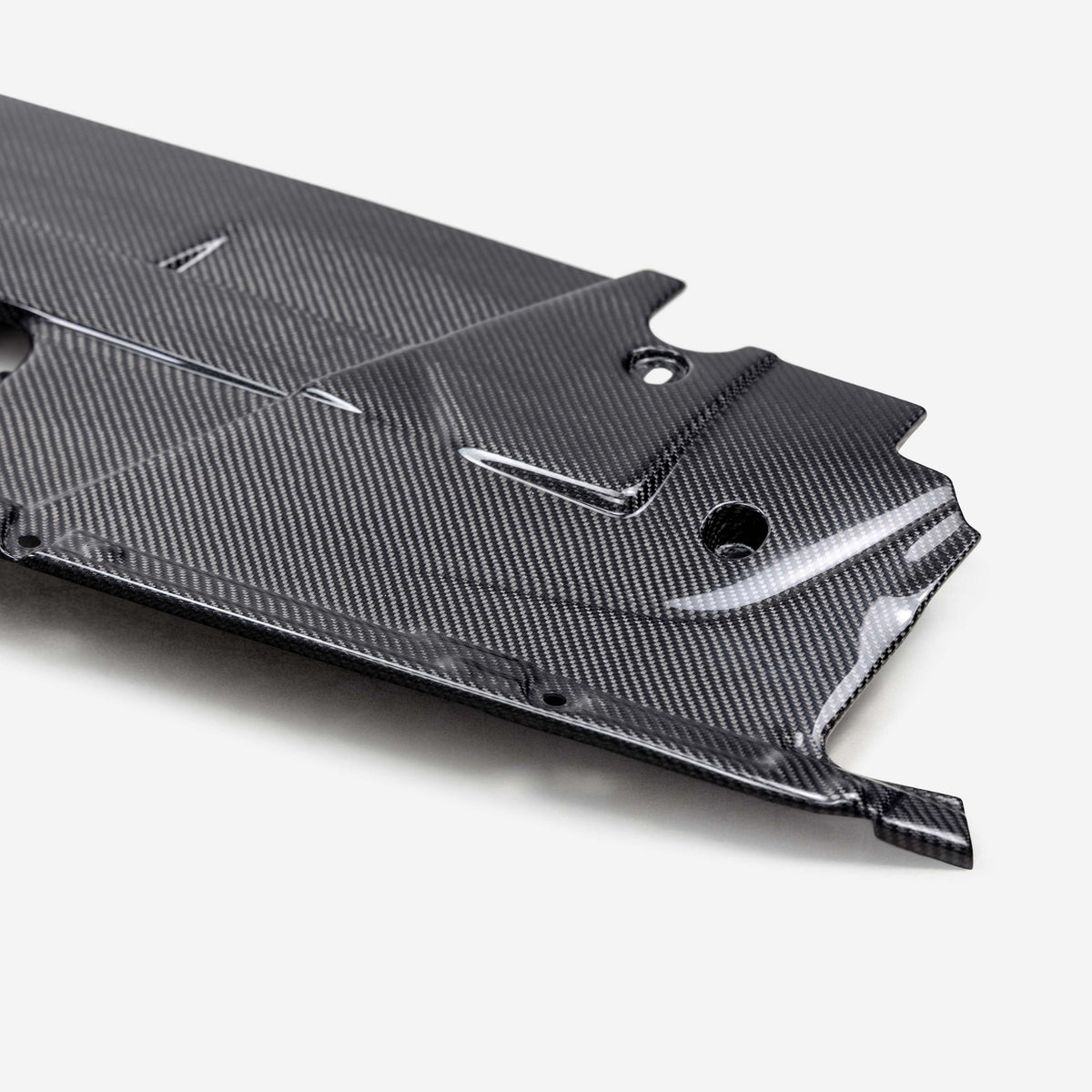 Carbon fiber radiator cover for 2024-2026 Ford Mustang