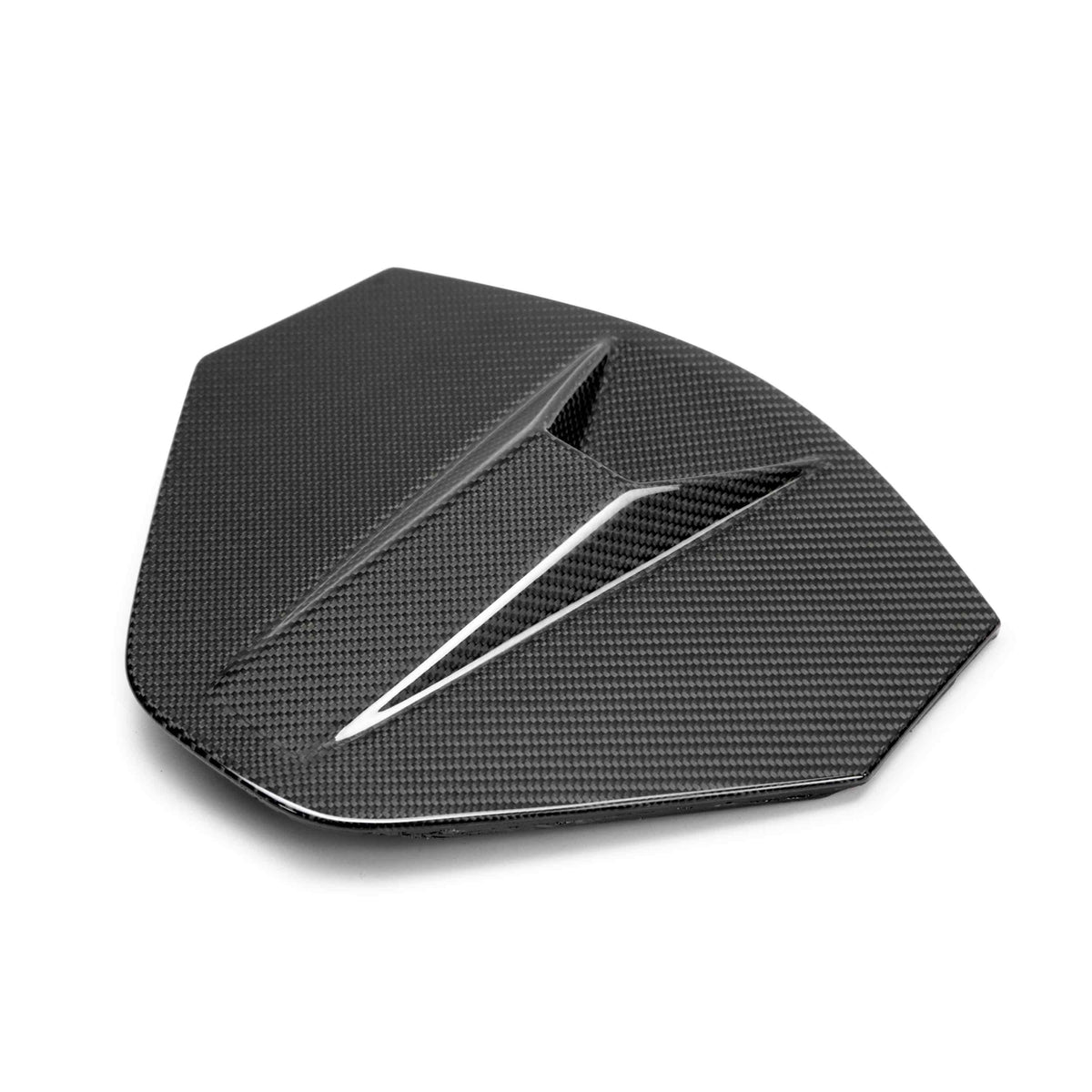 Carbon fiber rear camera decklid housing panel for 2020-2025 Chevrolet C8 (coupe) (w/location for camera)