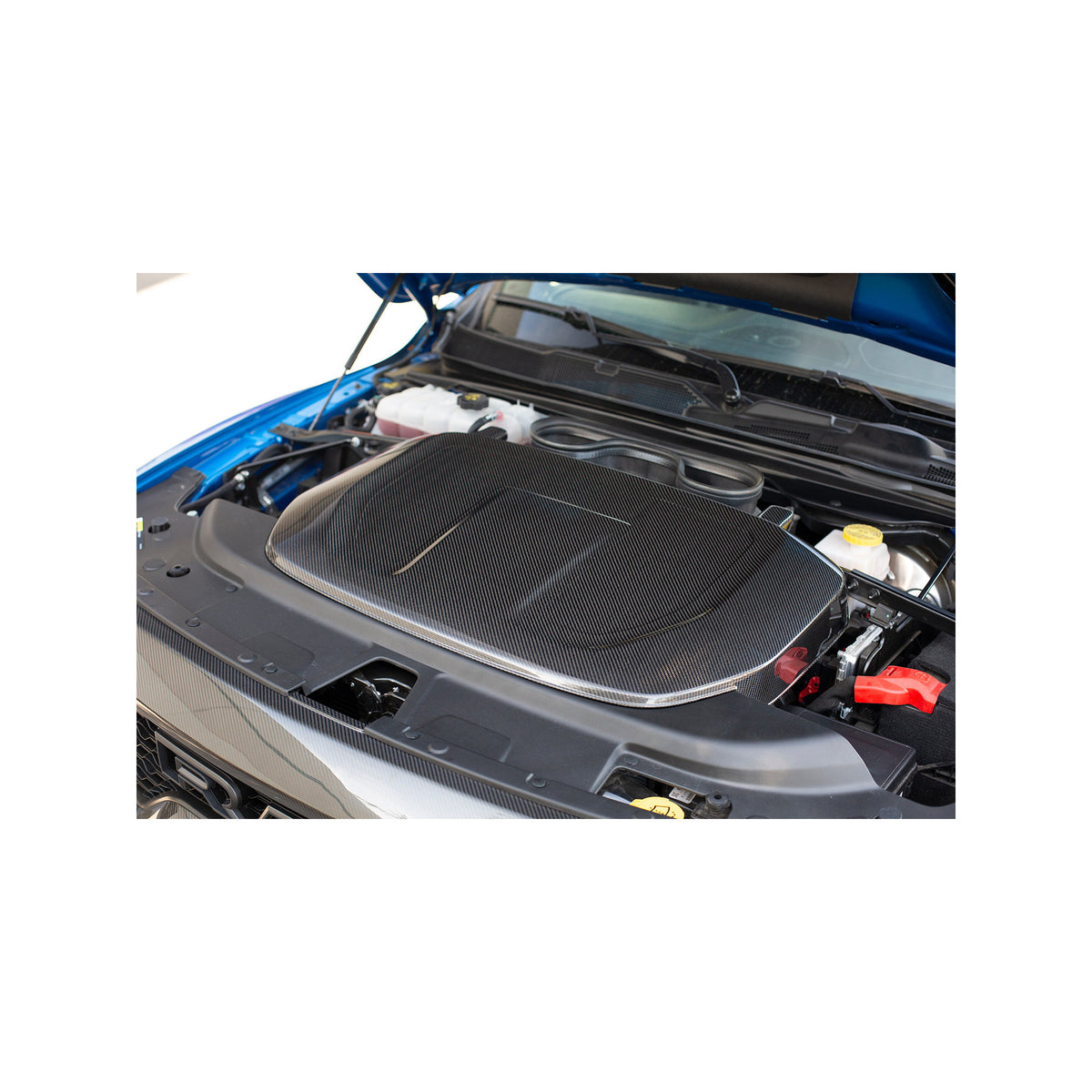 Type-OE carbon fiber engine cover for 2021-2024 RAM TRX