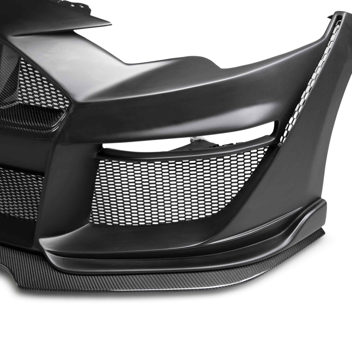Type-ST partial carbon front bumper for 2018-2023 Ford Mustang (only works with Type-ST fenders)