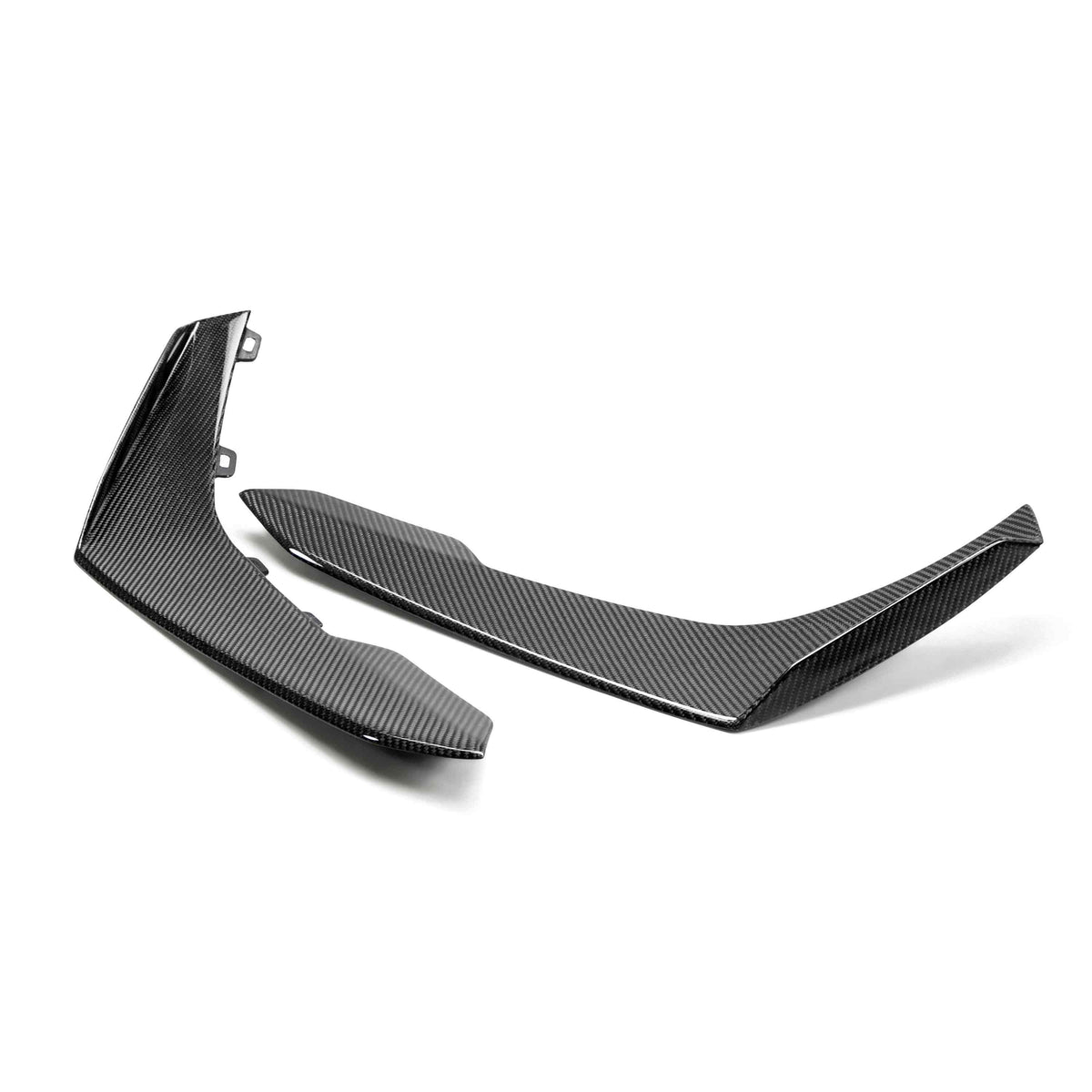Type-LE carbon fiber front bumper canards for 2017-2024 Chevrolet Camaro ZL1 1LE