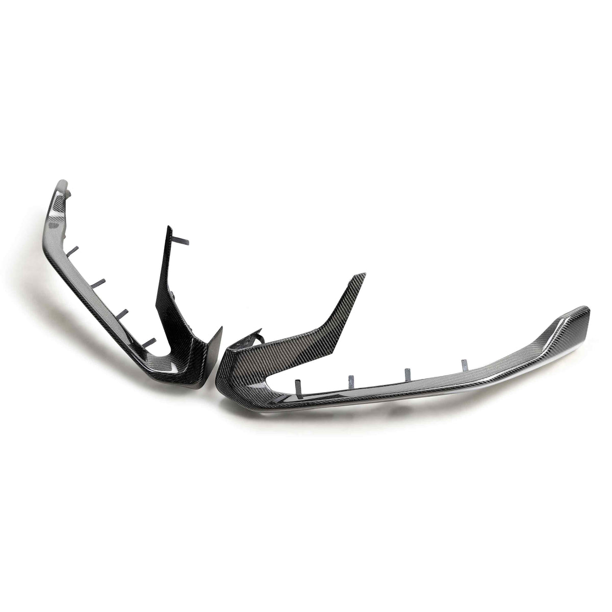 Carbon fiber front bumper trim for 2020-2022 Ford Mustang Shelby GT500