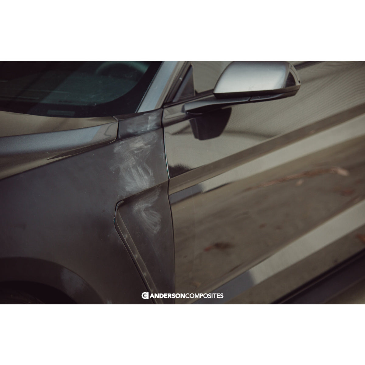 Type-ST fiberglass fenders for 2018-2023 Ford Mustang (only work with Type-ST front bumper)