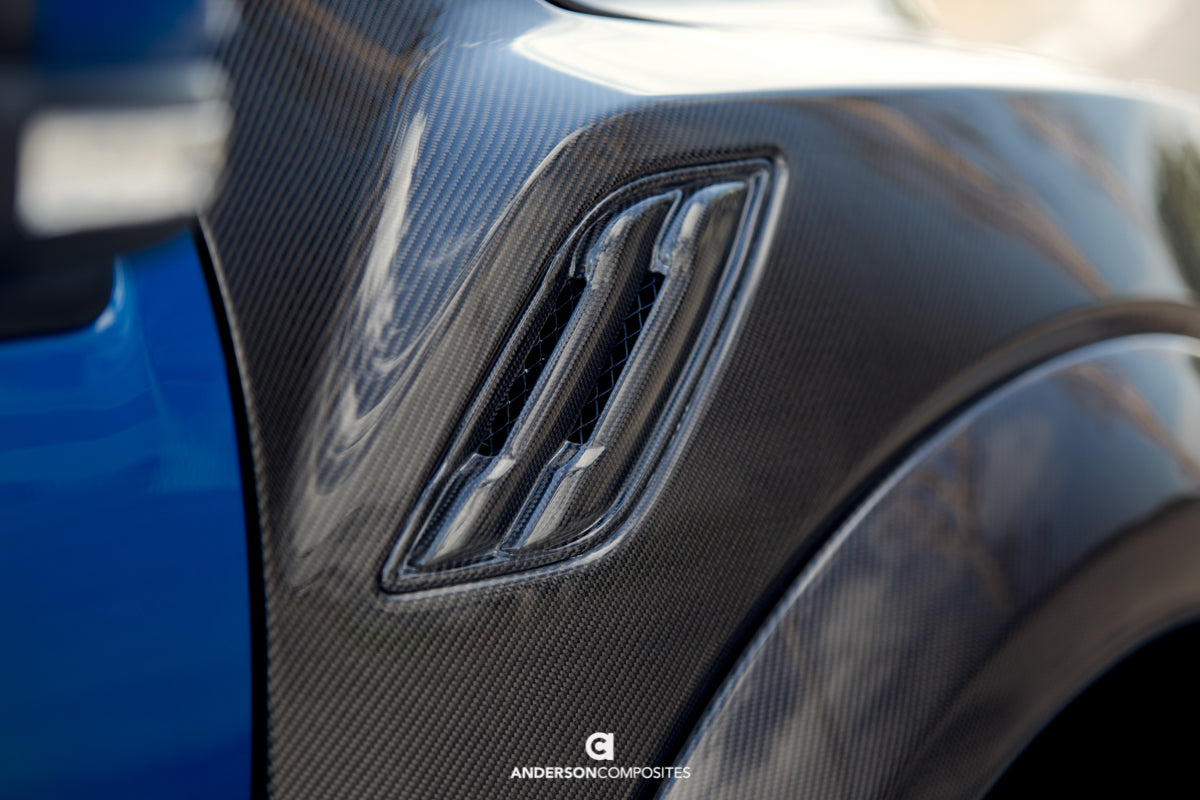 Type-OE carbon fiber fenders vents for 2017-2020 Ford Raptor