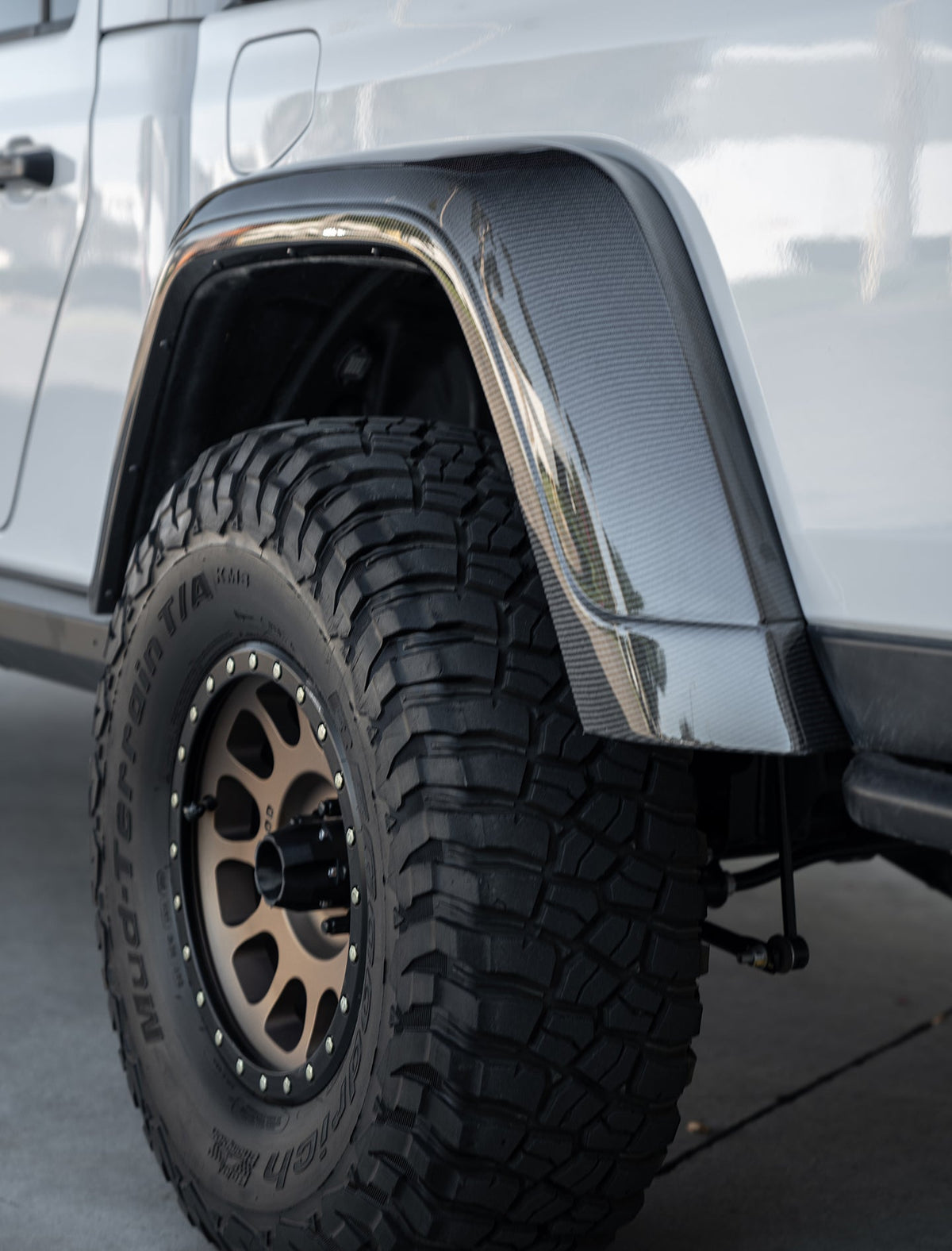 Carbon fiber rear fender flares for 2020-2023 Jeep Gladiator (JT)