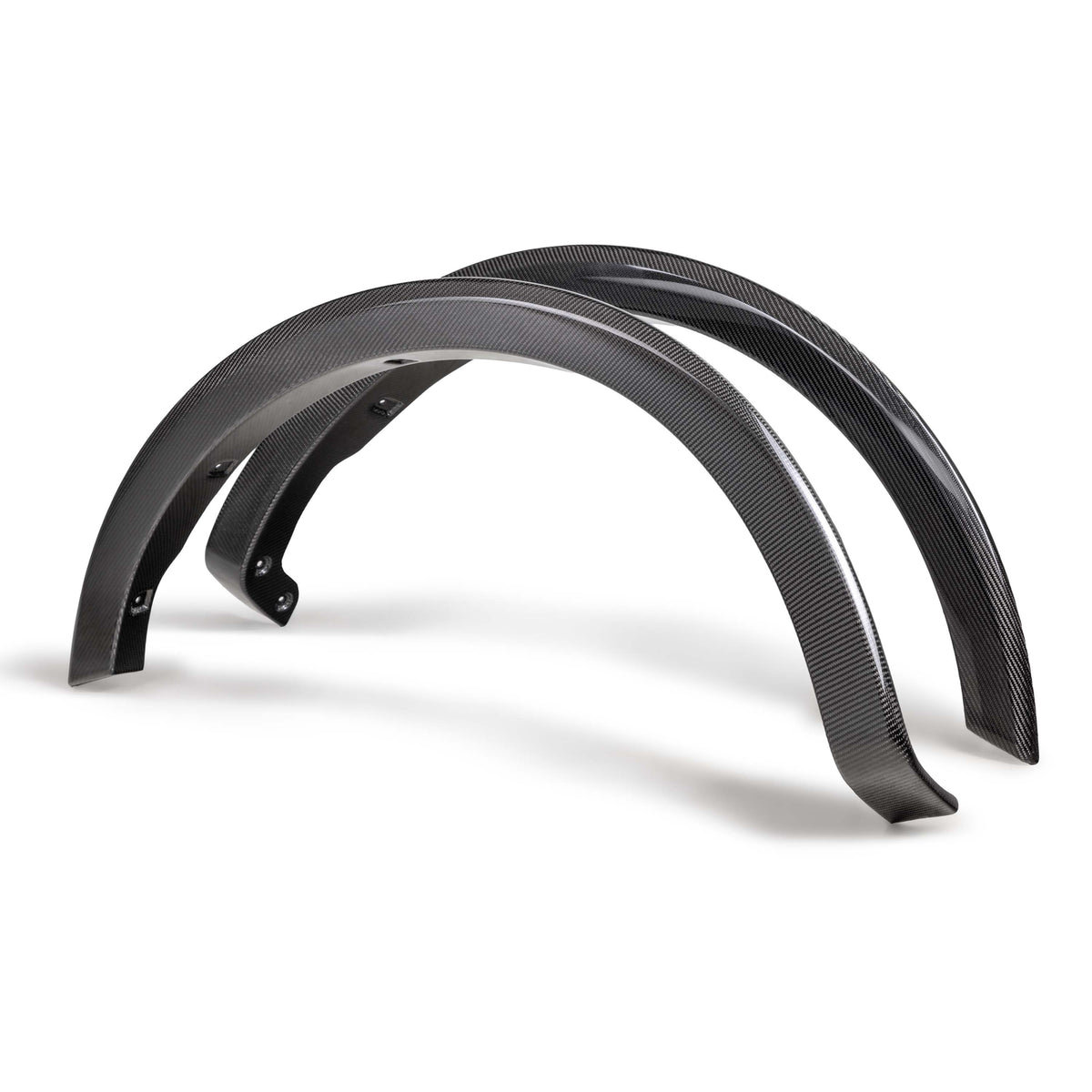 Type-AO carbon fiber front fender flares for 2021-2025 Ford F-150 non-Raptor