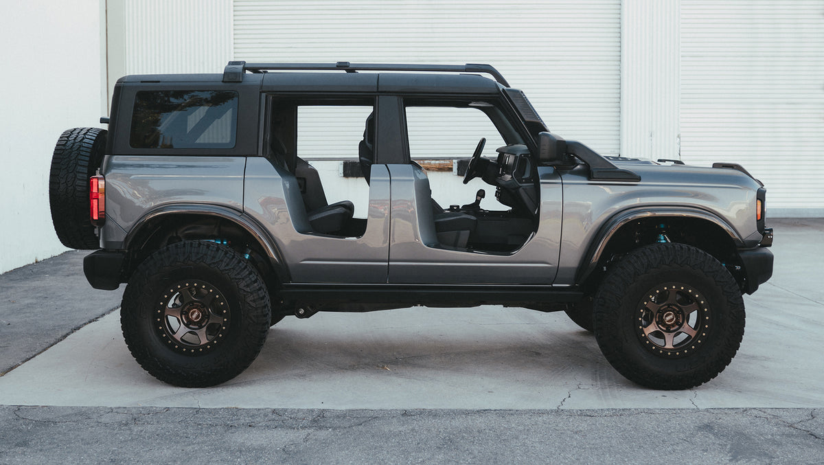 Carbon fiber front fender flares for 2022-2024 Ford Bronco Everglade