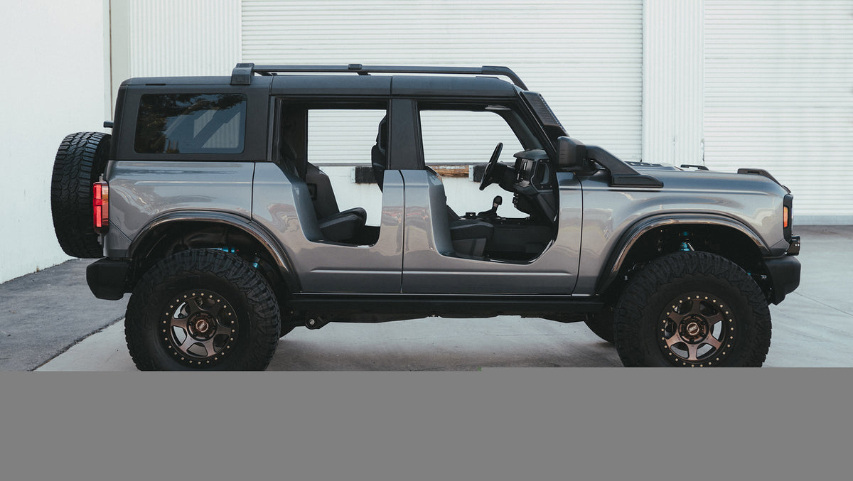 Carbon fiber rear fender flare for 2022-2024 Ford Bronco Everglade