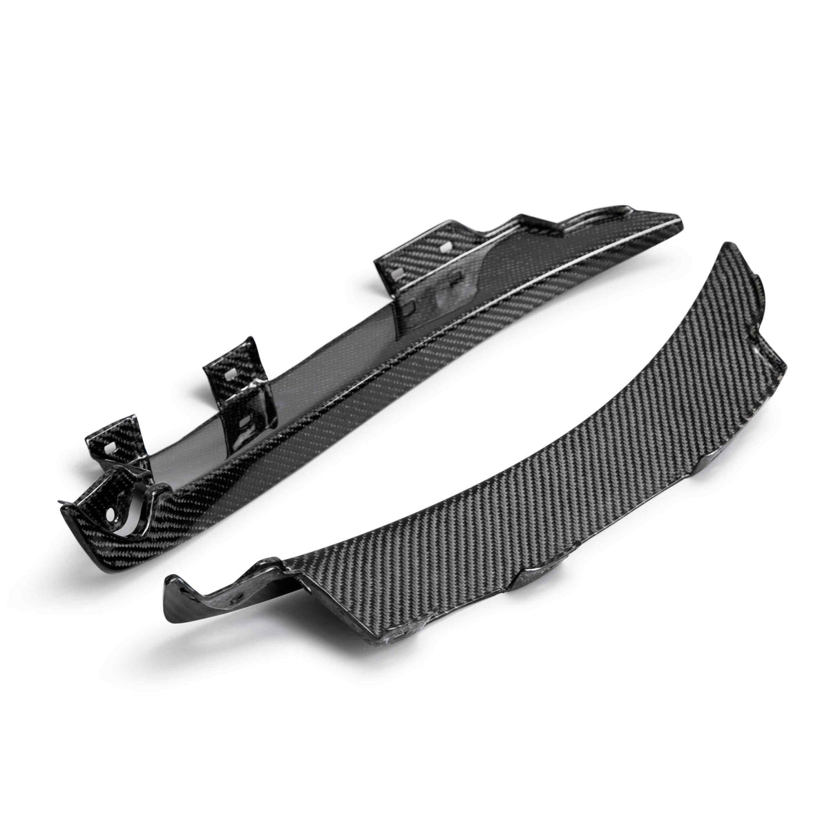 Carbon fiber rear splash guards for 2015-2020 Ford Mustang Shelby GT350