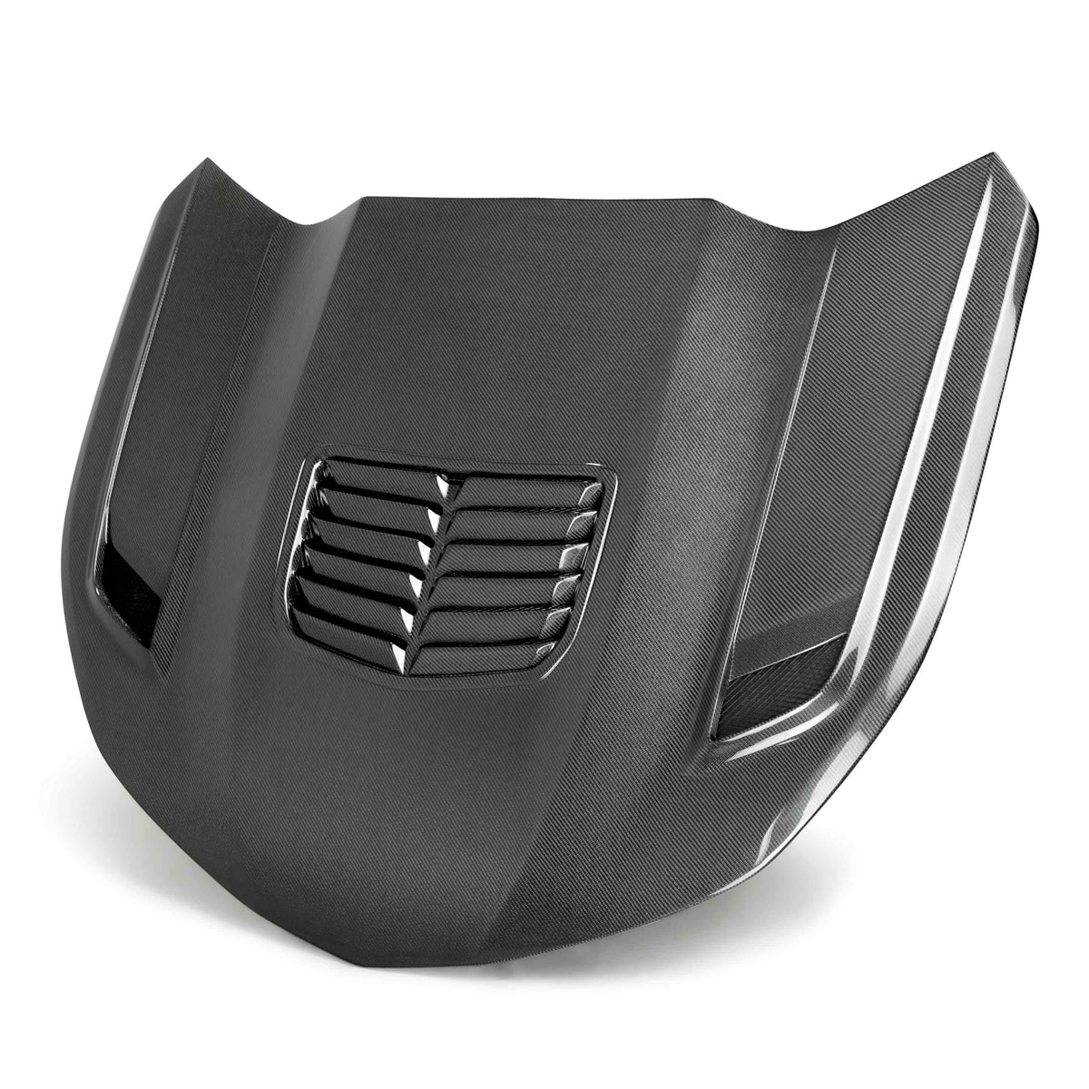 Type-T2 doubled sided carbon fiber hood for 2016-2023 Chevrolet Camaro (2019-2023 SS style)