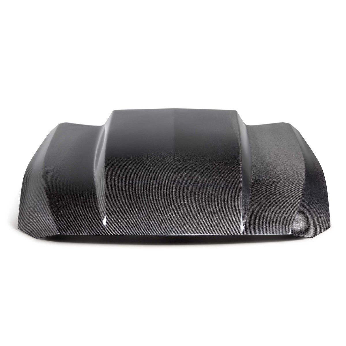 Type-CJ double-sided carbon fiber cowl hood for 2024-2026 Ford Mustang