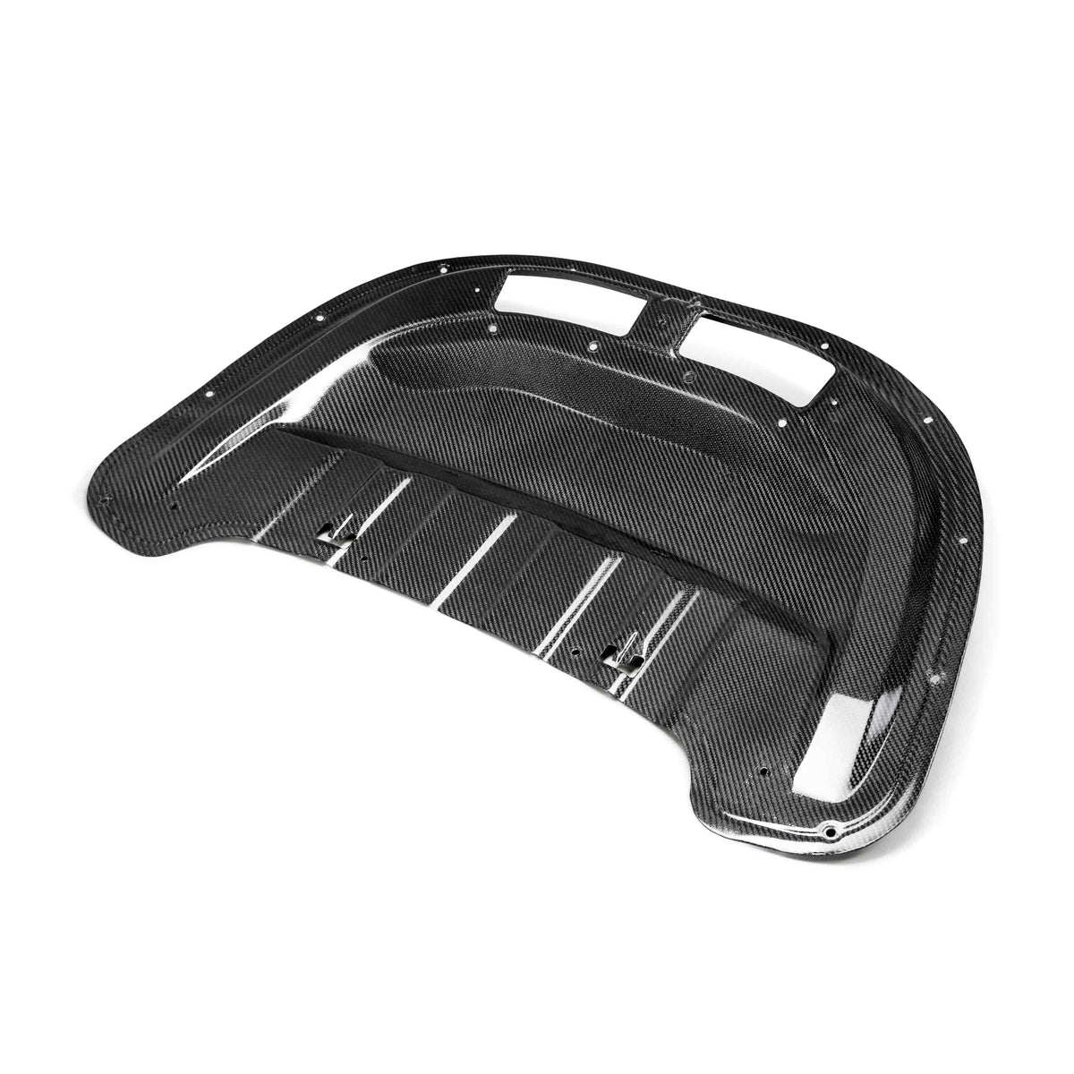 Type-OE carbon fiber hood insert for 2017-2023 Chevrolet Camaro ZL1 (2-PC)