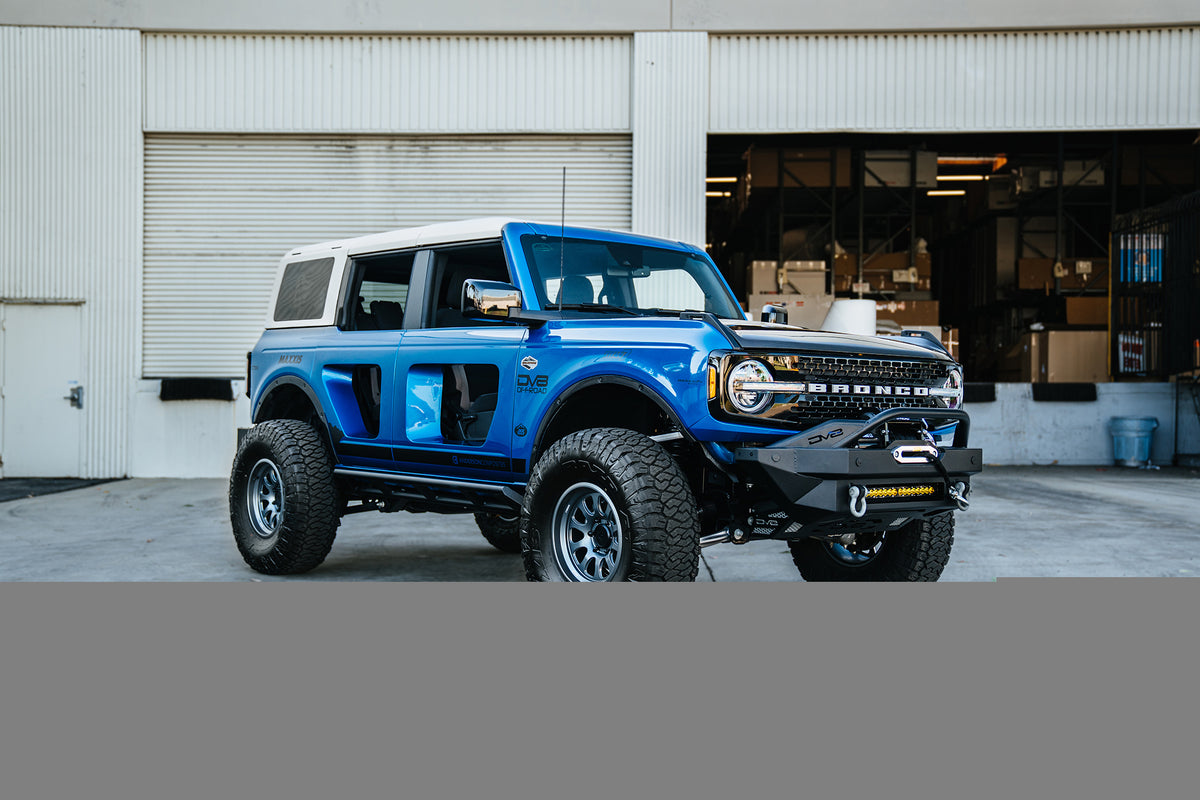 Fiberglass with white textured coating Hardtop for 2021-2026 Ford Bronco 4DR