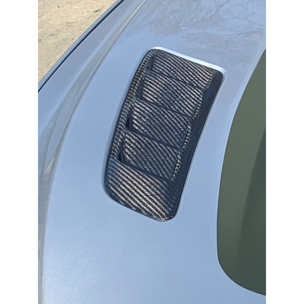 Type-AB carbon fiber hood vents for 2015-2017 Ford Mustang GT