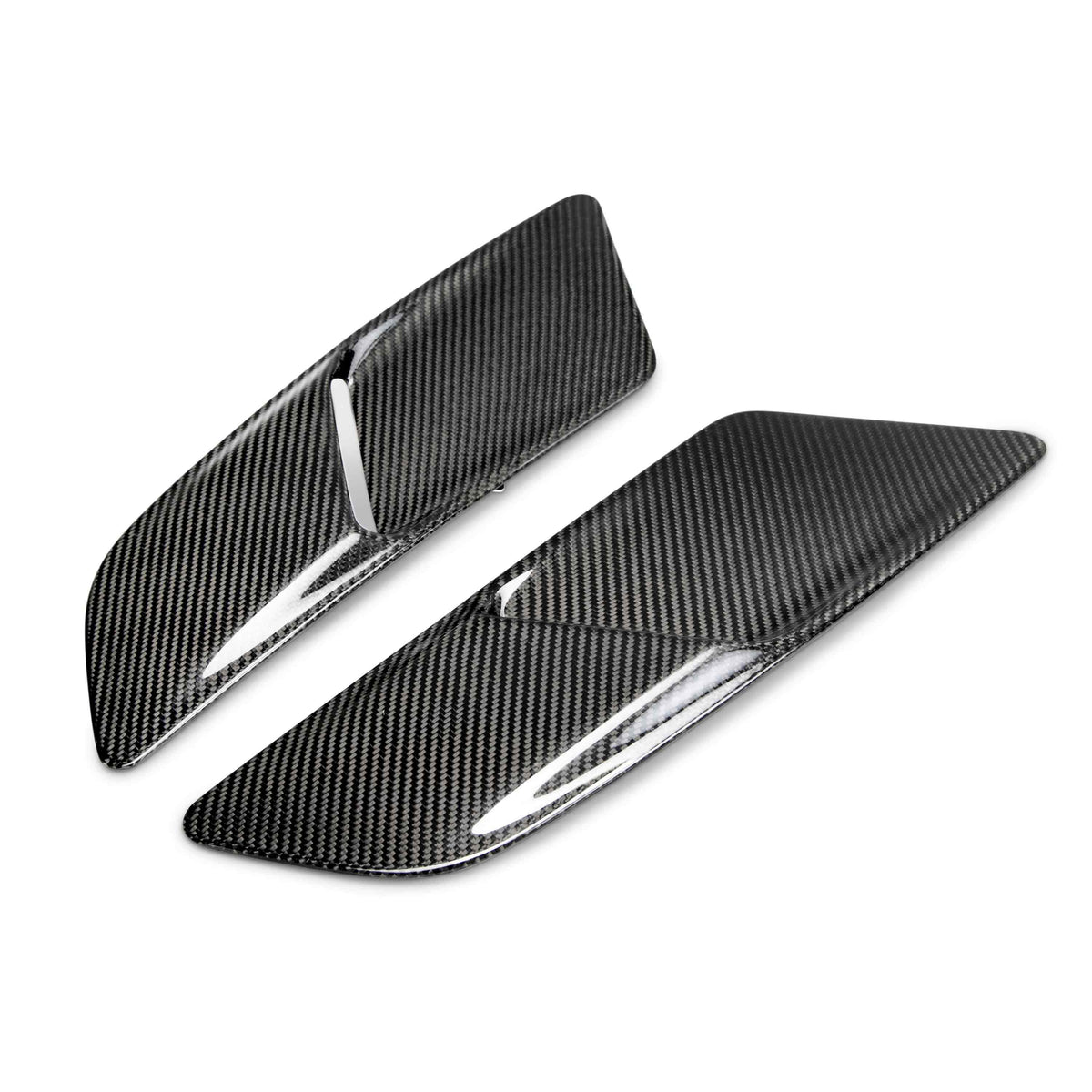 Type-OE carbon fiber hood vents for 2015-2017 Ford Mustang GT
