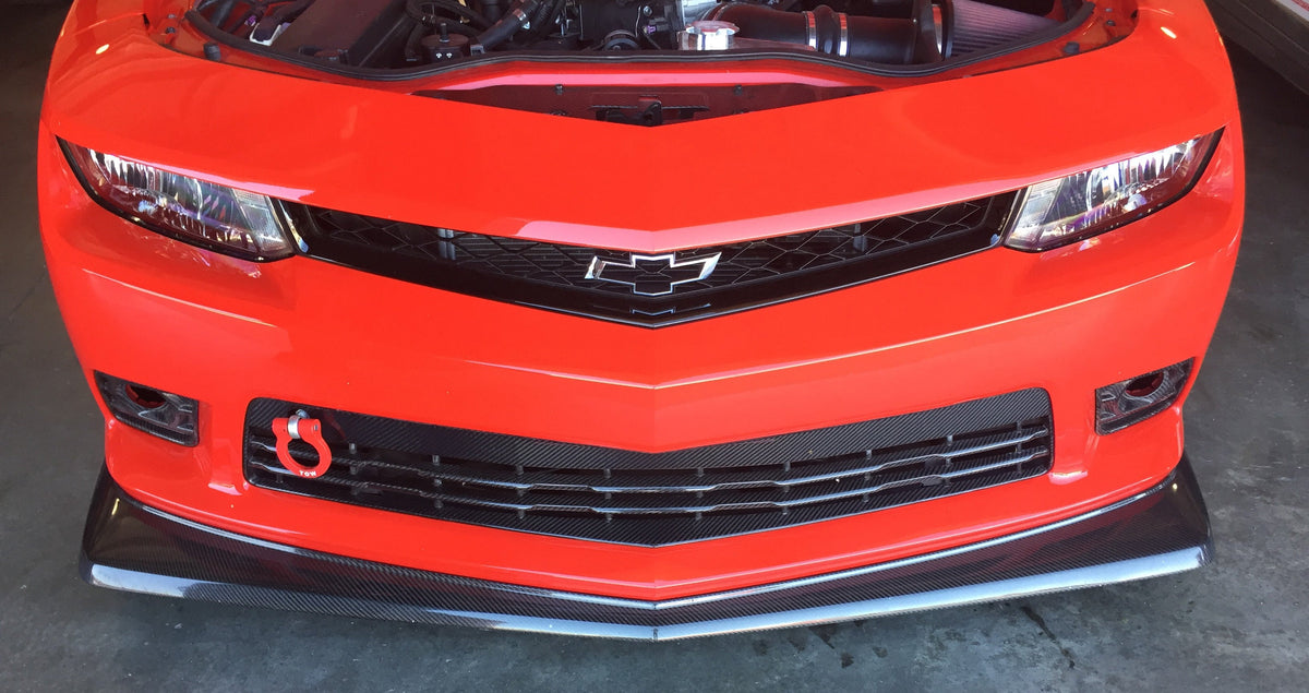 Carbon fiber front lower grille for 2014-2015 Chevrolet Camaro SS, 1LE, Z28