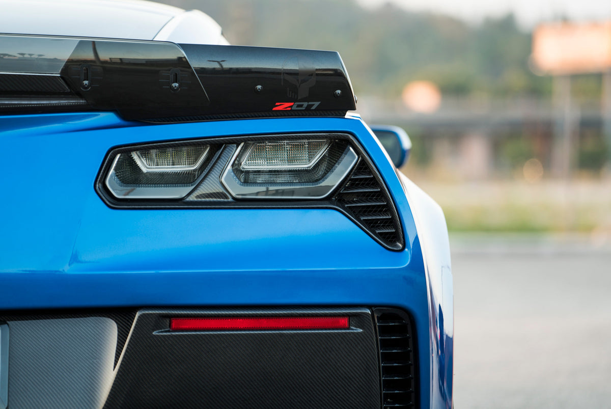 Carbon fiber rear diffuser for 2014-2019 Chevrolet Corvette C7 Stingray/Z06/ZR1