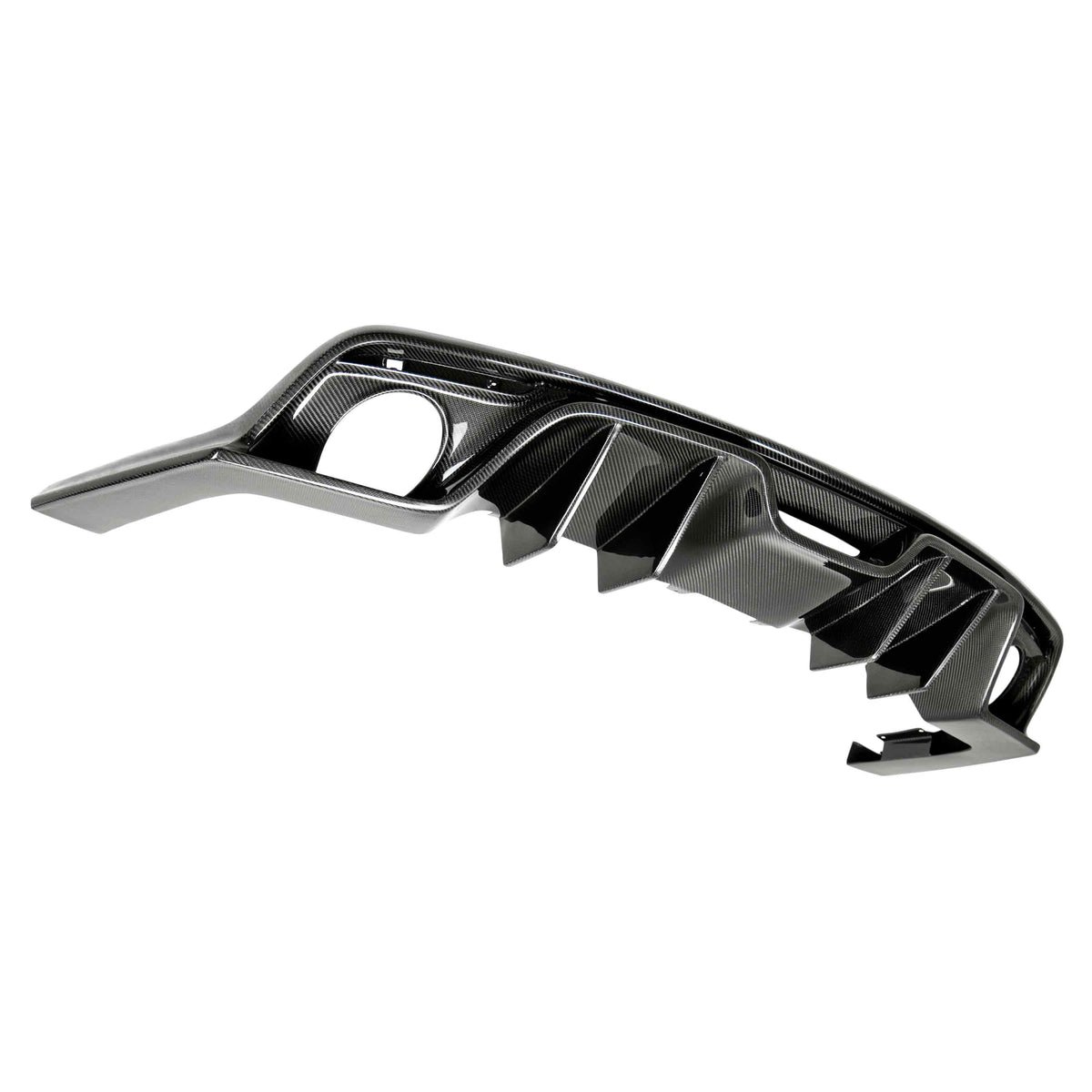 Type-AR carbon fiber rear valance for 2015-2017 Ford Mustang