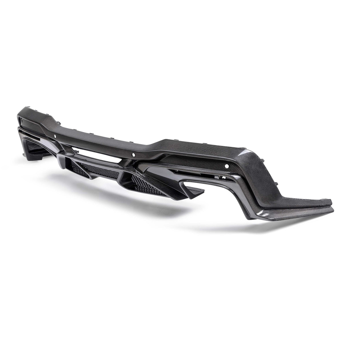 Type-GT5 carbon fiber rear diffuser for 2024-2026 Ford Mustang