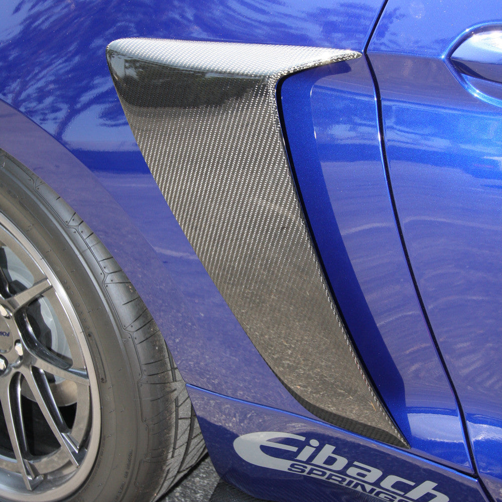 Carbon fiber side scoop for 2015-2023 Ford Mustang