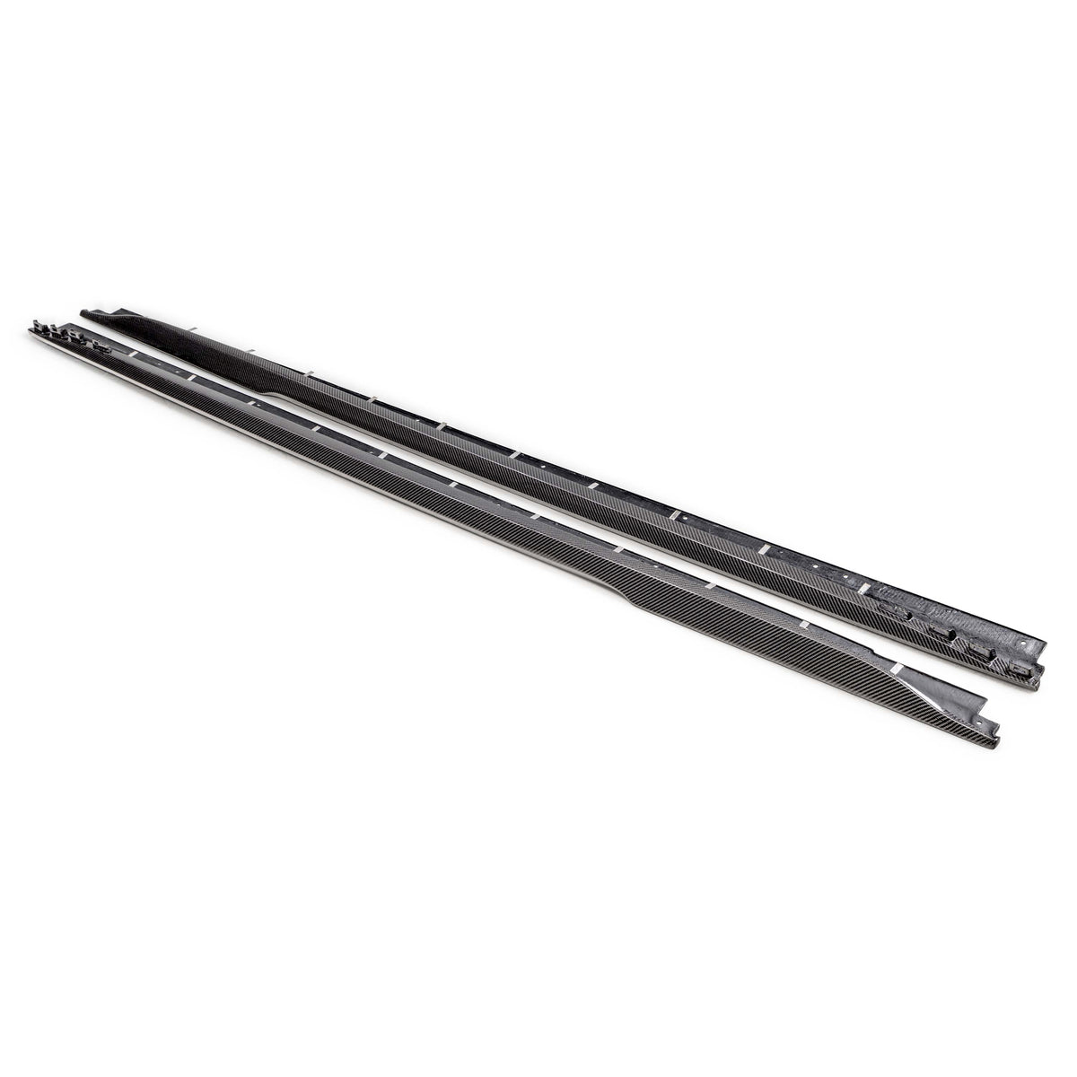 Type-ST carbon fiber side rocker panel extensions for 2022-2026 Cadillac CT5-V Blackwing