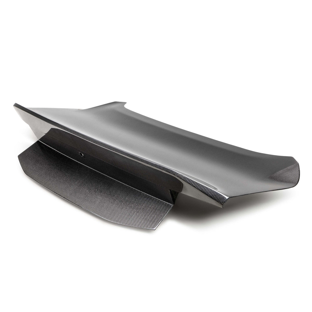 Type-SA double sided carbon fiber 1-piece decklid with integrated spoiler for 2024-2026 Ford Mustang
