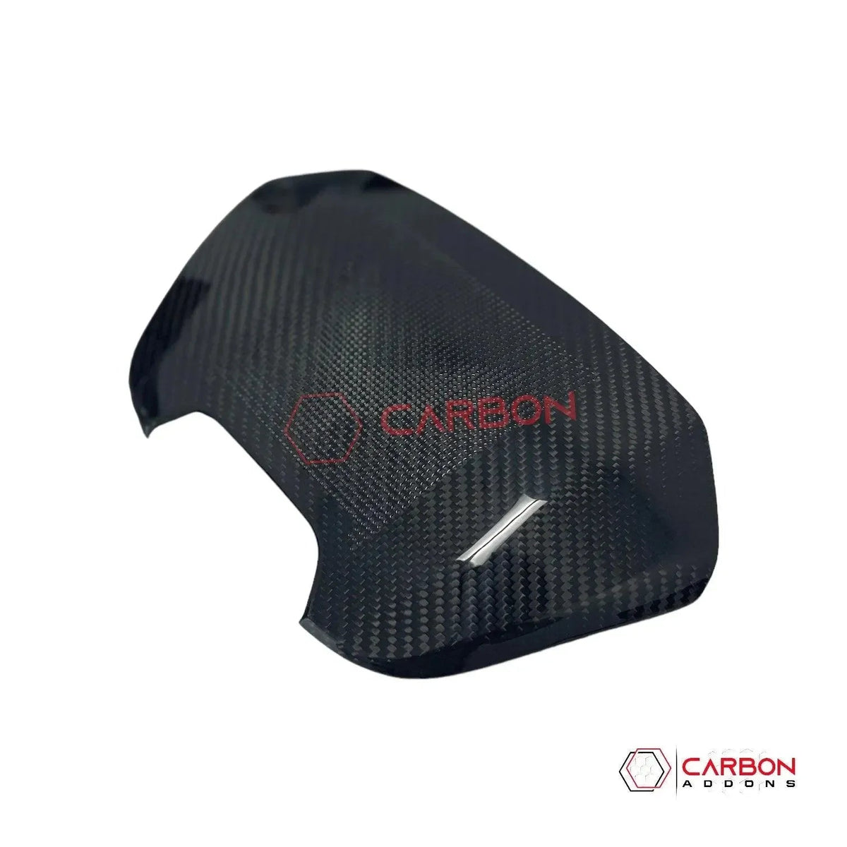 C8 Corvette Real Carbon Fiber Waterfall Speaker Trim Cover with Corvette Logo | Interior upgrade (2020–2027)