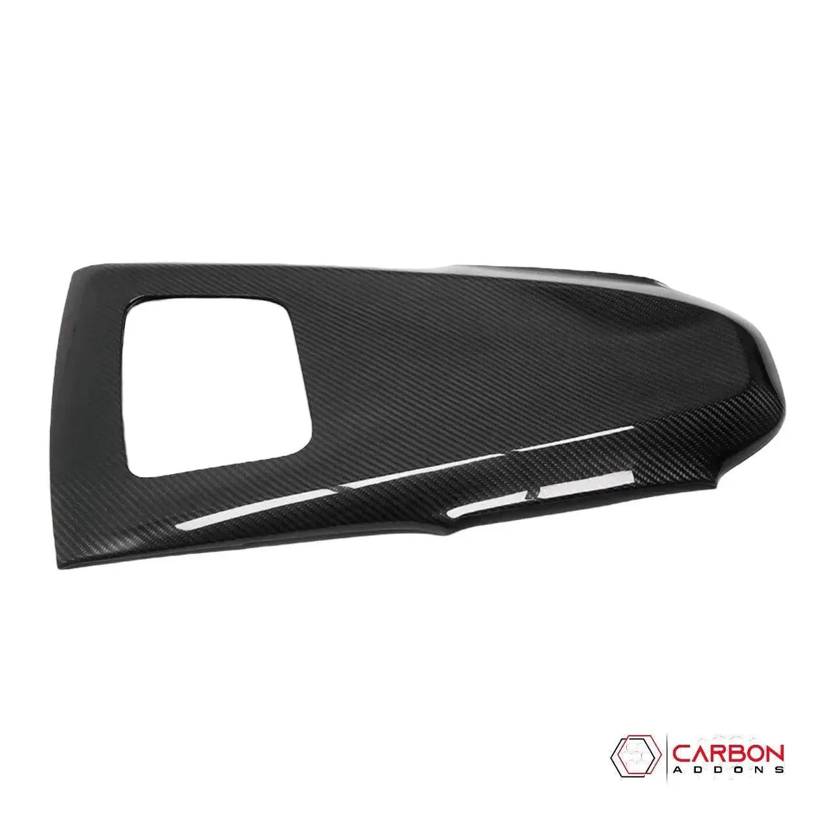 C8 Corvette Real Carbon Fiber Upper Dashboard HUD Trim Pad Cover | Interior Upgrade (2020–2025)