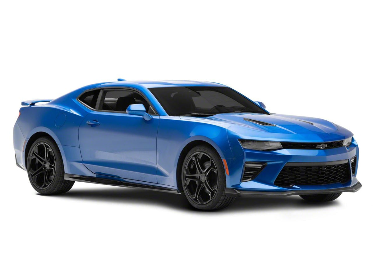 ZL1 Style Side Skirts; Gloss Black (19-24 Camaro LT w/ RS Package, SS)