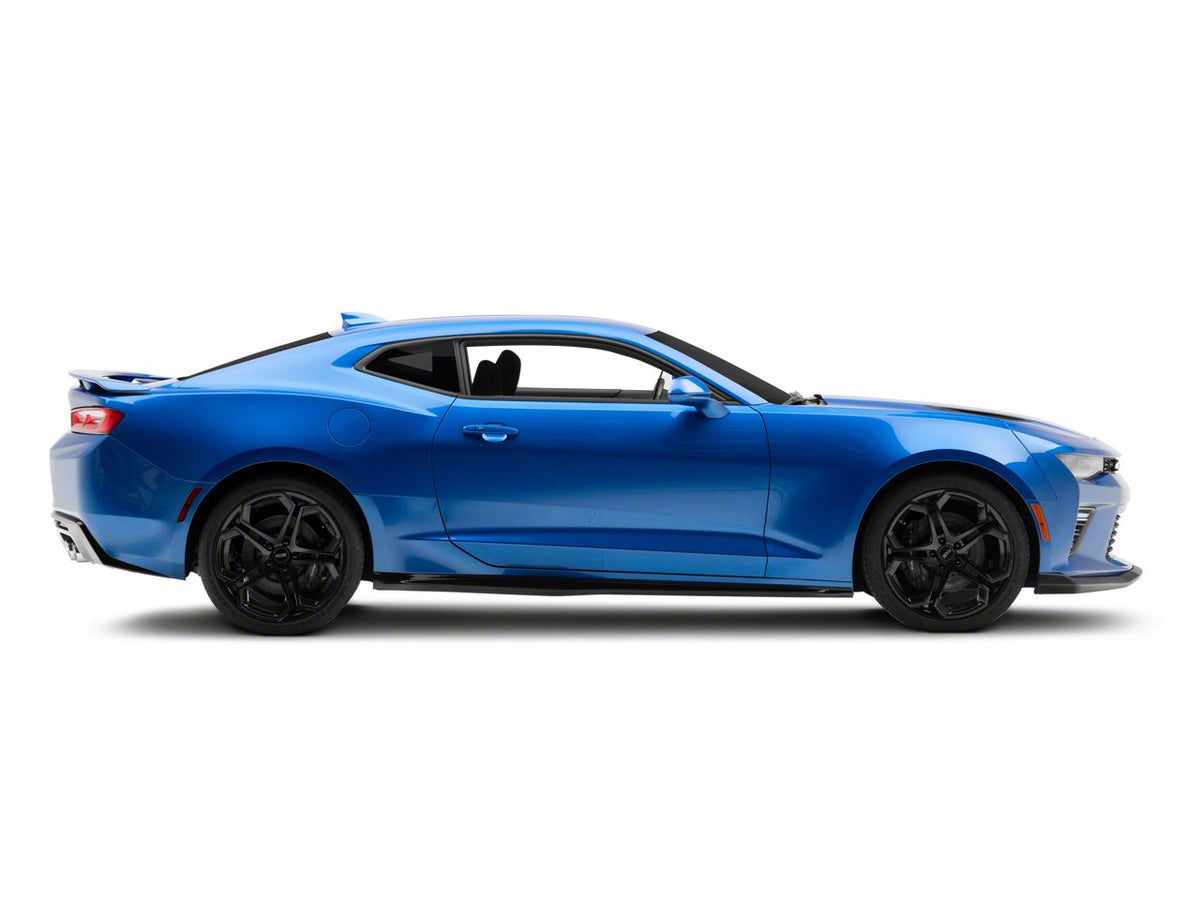 ZL1 Style Side Skirts; Gloss Black (19-24 Camaro LT w/ RS Package, SS)