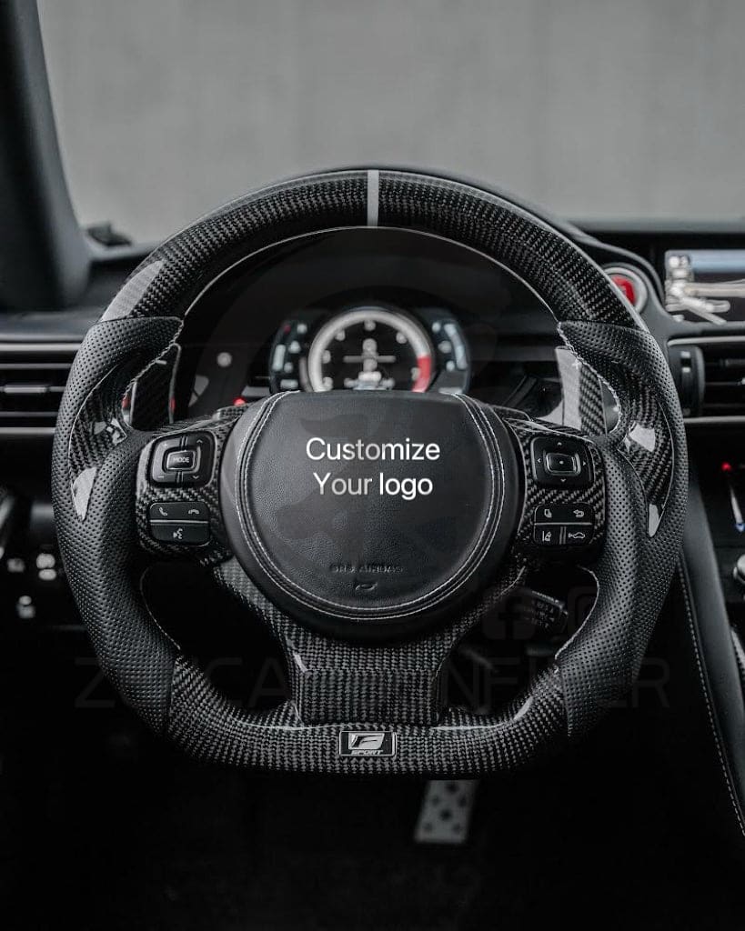Carbon Fiber Steering Wheel for 2014-2025 Lexus 3IS/4IS/RC/GSF