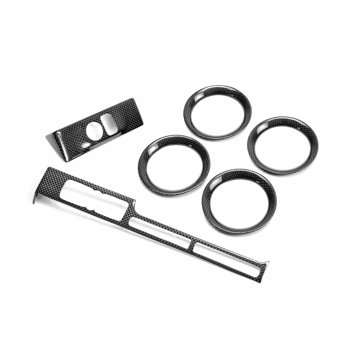 Carbon fiber interior trim set for 2009-2016 Nissan GT-R (6-Piece Set)