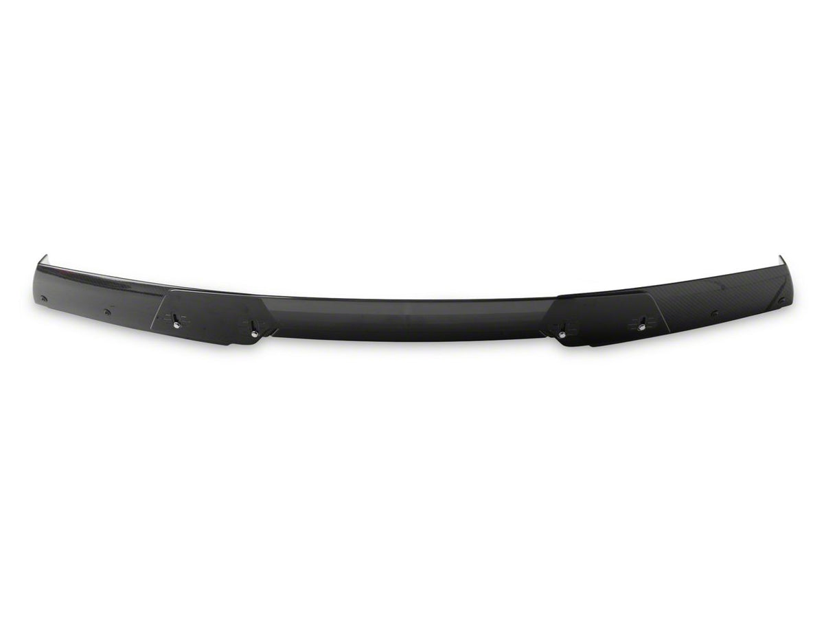 Z07 Stage 3 Performance Package Style Rear Spoiler with Dark Tinted Wickerbill Extension; Carbon Fiber (14-19 Corvette C7, Excluding ZR1)