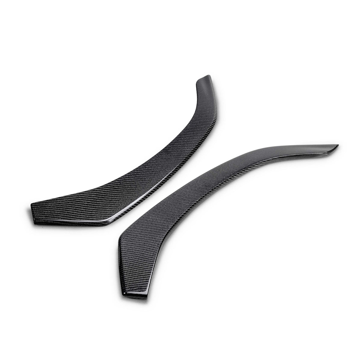 Carbon fiber rear door trim for 2022-2026 Subaru WRX