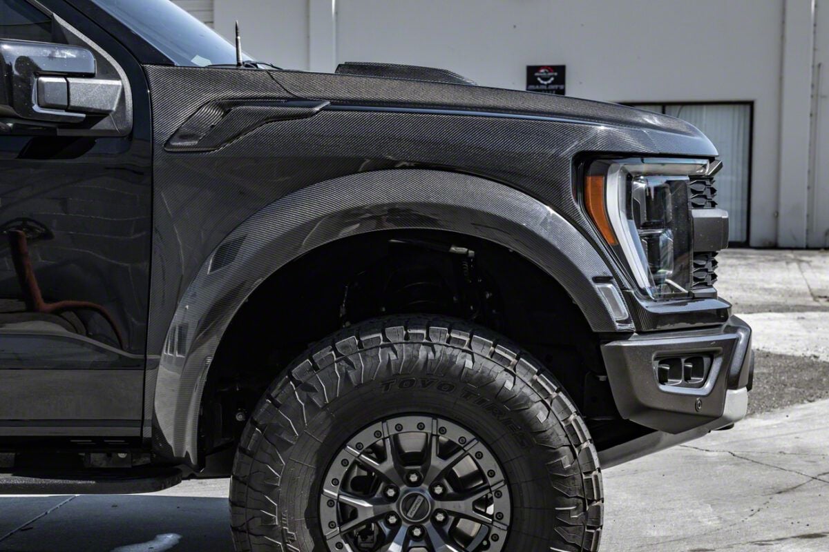Fender Vents; Carbon Fiber (21-26 F-150 Raptor)