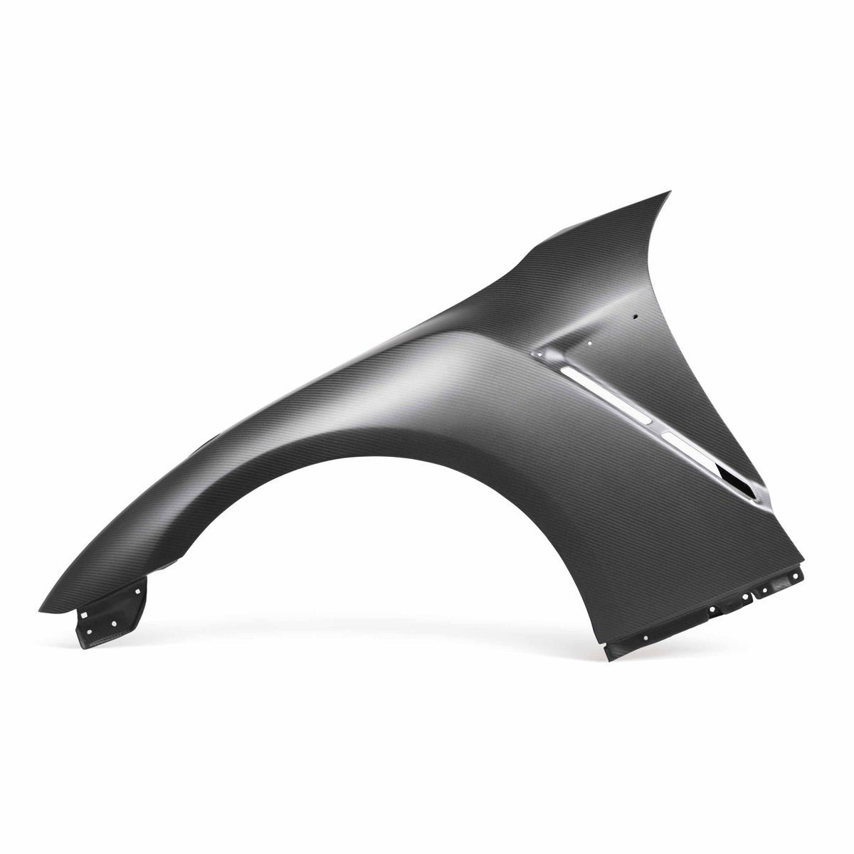 OEM-style Dry Carbon Fiber front fenders for 2009-2024 Nissan GT-R - Matte