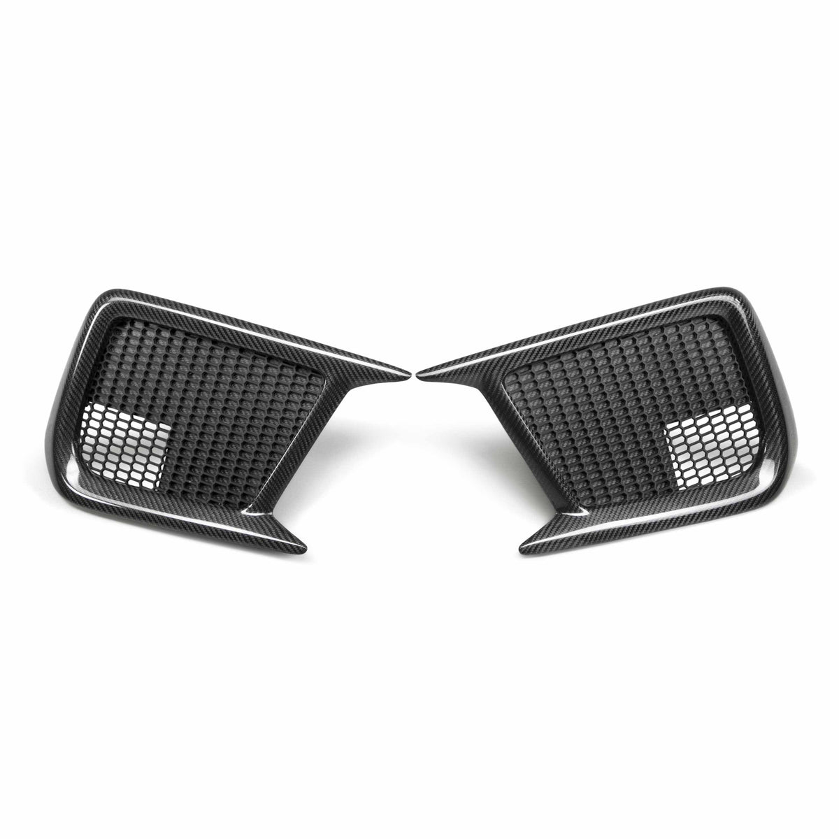 Carbon fiber fog light surround for 2018-2021 Subaru WRX / STi