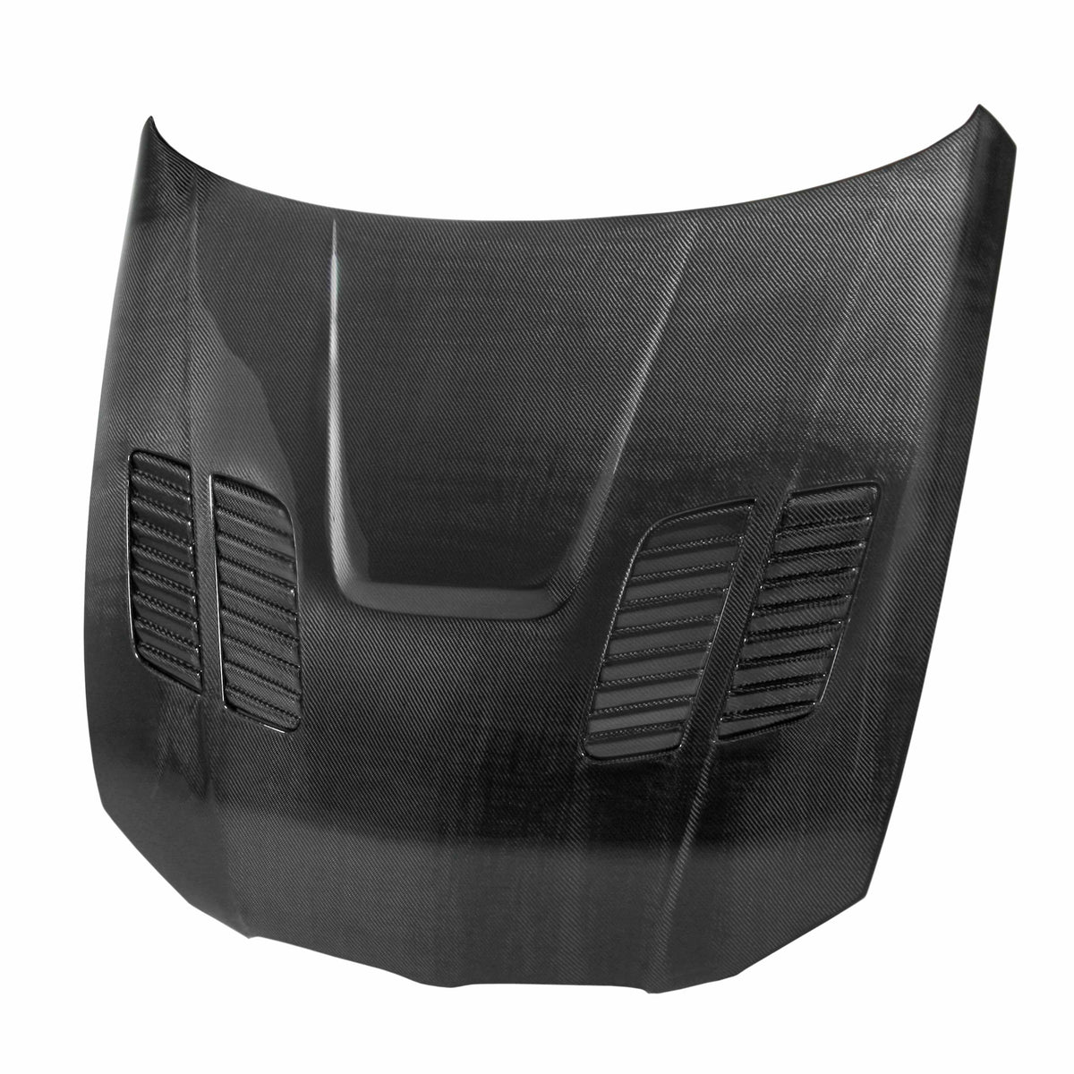 GTR-Style Carbon Fiber hood for 2007-2010 BMW E92 Coupe, pre LCI (Louvers are cosmetic - they do NOT vent air)