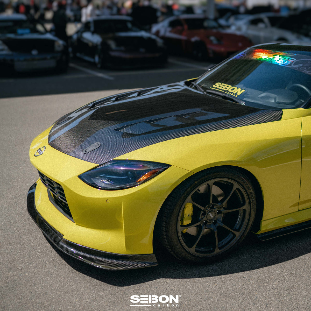 TS-Style Carbon Fiber hood for 2023-2026 Nissan Z