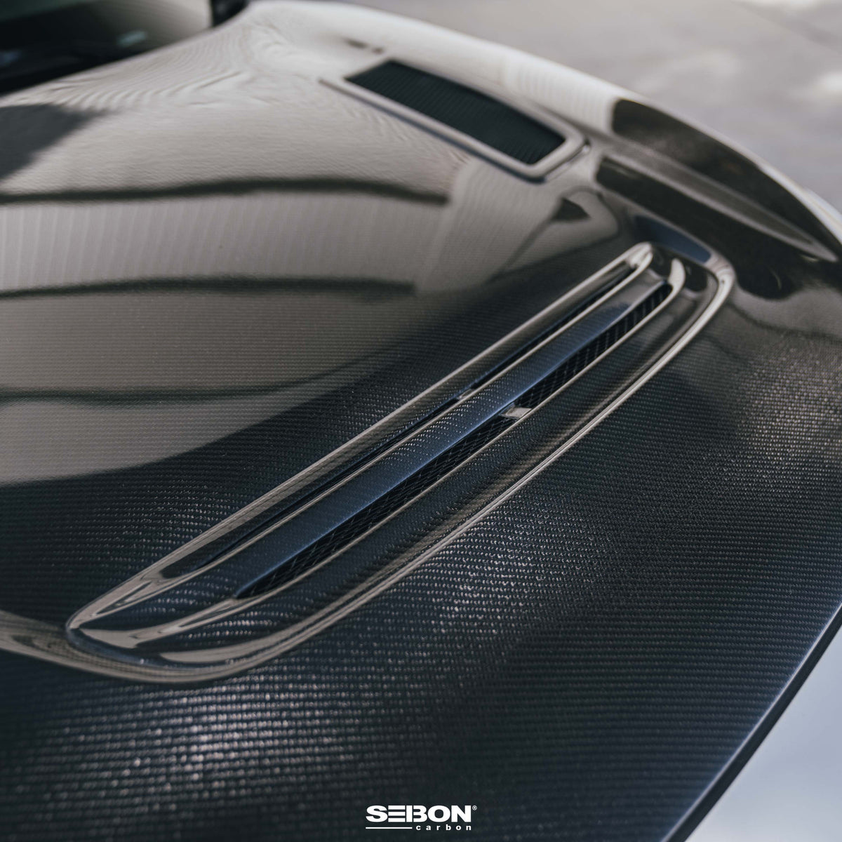 GT-Style Double Sided Carbon Fiber Hood For 2023-2026 Honda Civic Type R