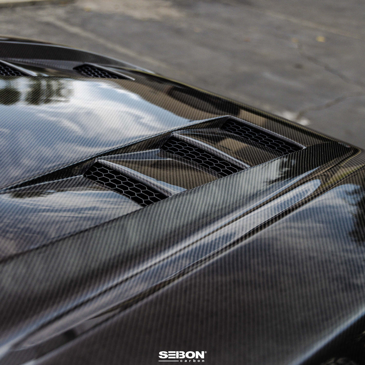 TS-Style Carbon Fiber hood for 2022-2026 Toyota Tundra / 2023-2026 Toyota Sequoia
