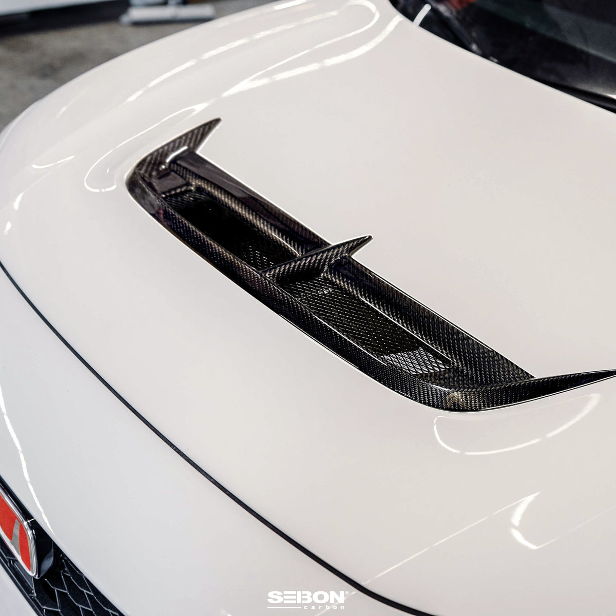 CW-Style Carbon Fiber hood vent for 2023-2026 Honda Civic Type R