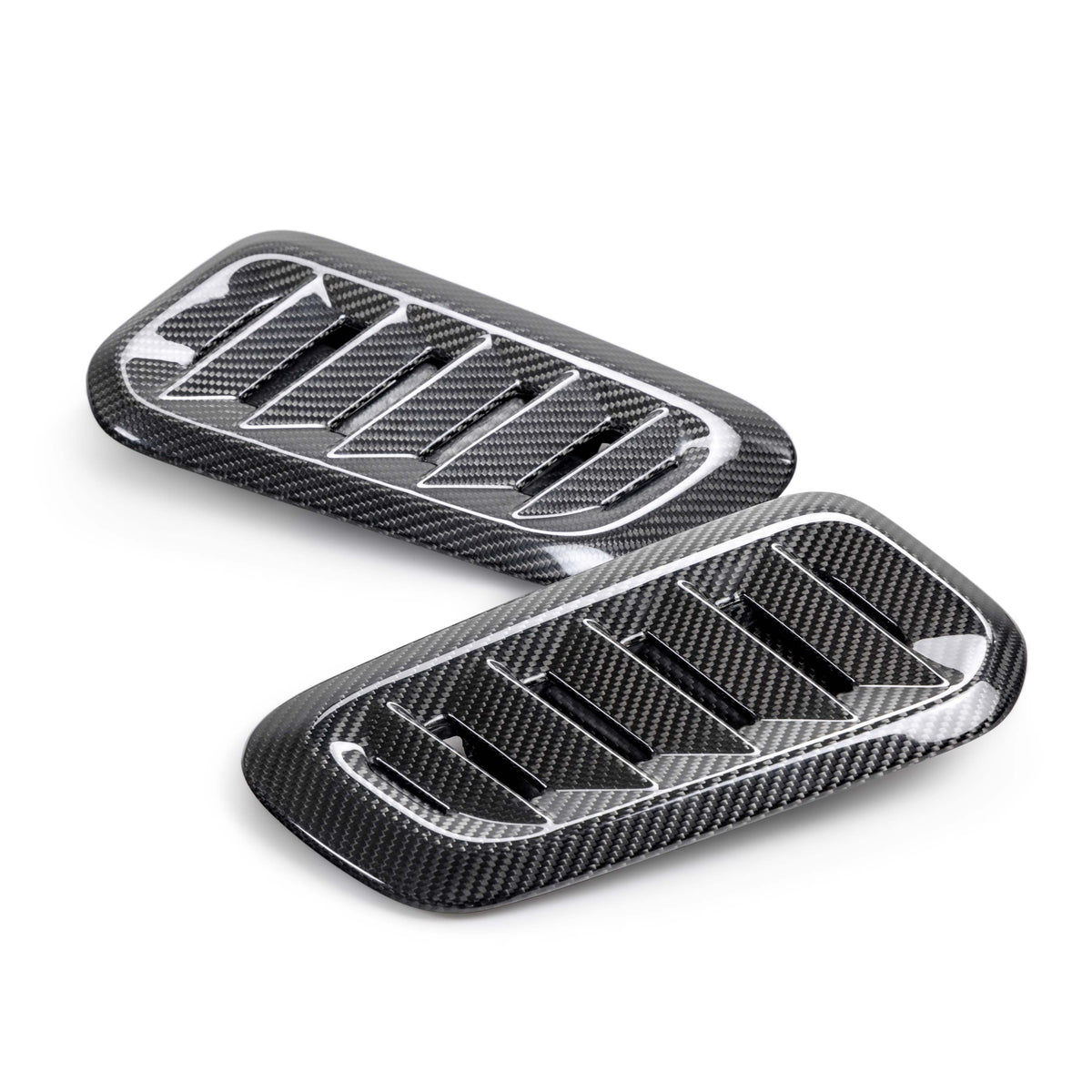 Dry Carbon Fiber Hood Vents for 2023-2026 Toyota GR Corolla - Gloss