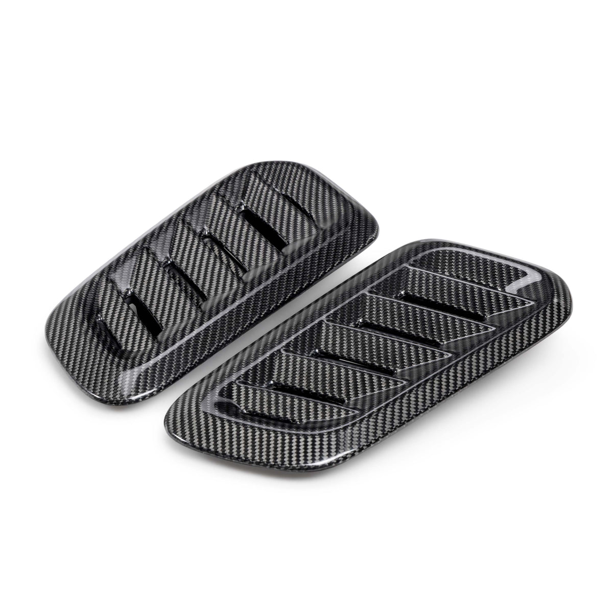 Dry Carbon Fiber Hood Vents for 2023-2026 Toyota GR Corolla - Gloss