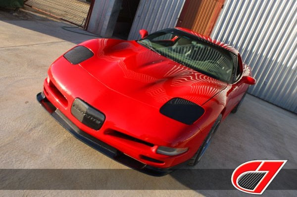 1997-2004 C5 Corvette Carbon Fiber Front License Plate Cover