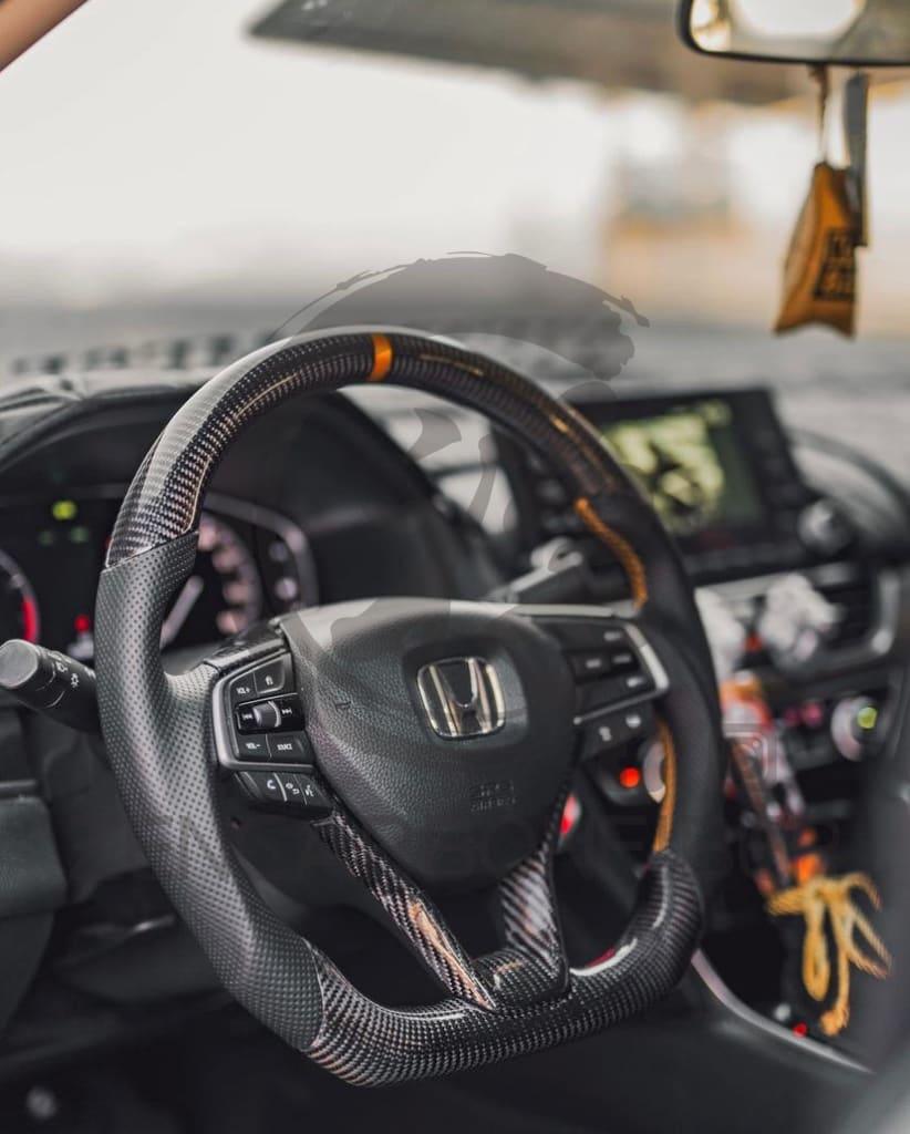 2018-2022 10th Gen Honda Accord Carbon Fiber Steering Wheel